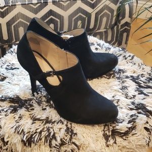 Nine West Marielle Suede Black Booties